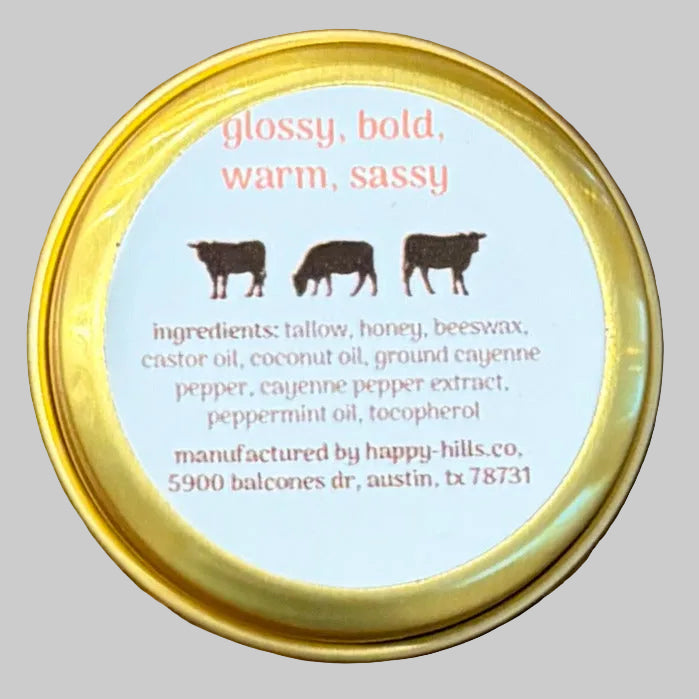Hot Honey Lip Balm  |  Cayenne Peppermint
